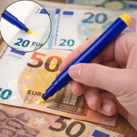 Маркер за проверка на евро банкноти – Тестер за фалшиви пари Banknote Tester Pen