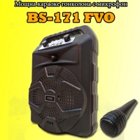 Мощна караоке тонколона с микрофон BS-171 FVO