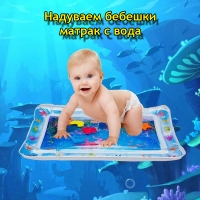 Надуваем бебешки матрак с вода