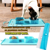 Сгъваеми силиконови купи за домашен любимец Portable pet bowl