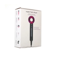 тих сешоар  Сешоар Super Hair Dryer, FS-14903, 1600W, 5 приставки, Сив