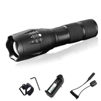 LED фенер BL-1831 с мек спусък за лов и акумулаторна батерия T6 CREE